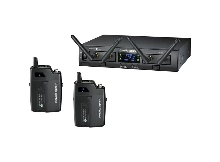 Audio-Technica ATW-1311 Trådløst System 2x lommesender 2.4GHz Digitalt 